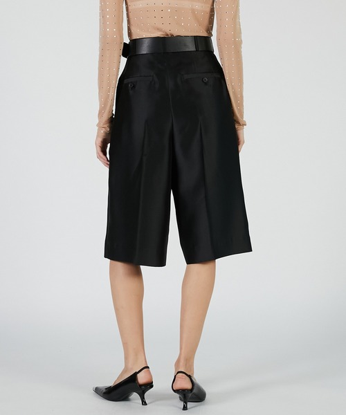 PRANK PROJECT（プランクプロジェクト）の「オーガンジーバミューダパンツ / Organza Bermuda Pants（その他パンツ・レディース・ホワイト/ピンク/ブラック・36/38）」の12枚目の写真