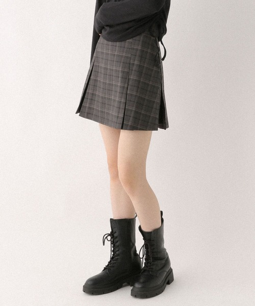 Heather（ヘザー）の「チェックプリーツスカパン　586965（その他パンツ・レディース・グレー系その他/ブラウン系その他・S/M）」の9枚目の写真