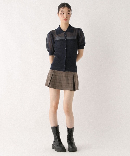 Heather（ヘザー）の「チェックプリーツスカパン　586965（その他パンツ・レディース・グレー系その他/ブラウン系その他・S/M）」の12枚目の写真