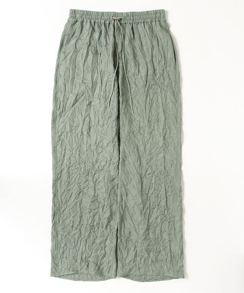 G.V.G.V.（ジーヴィージーヴィー）の「WRINKLE SATIN PANTS（その他パンツ・レディース・セージグリーン/ブラック・36/38）」の15枚目の写真
