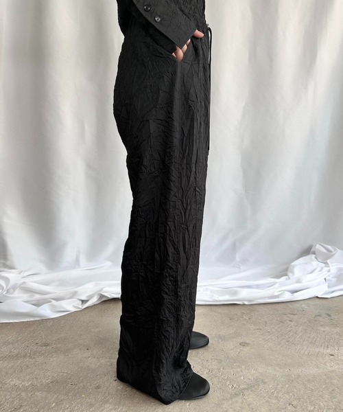 G.V.G.V.（ジーヴィージーヴィー）の「WRINKLE SATIN PANTS（その他パンツ・レディース・セージグリーン/ブラック・36/38）」の3枚目の写真