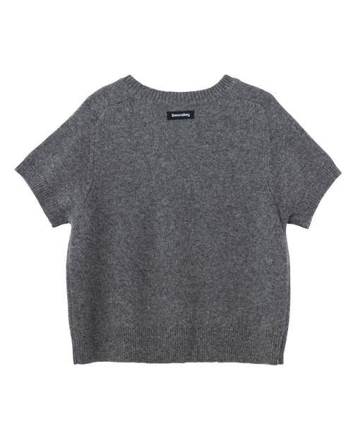 SEA（シー）の「シェットランドウール ハーフスリーブ プルオーバー（ニット/セーター・レディース・グレー/ブルー/ブラック/ピンク・ONE SIZE）」の17枚目の写真