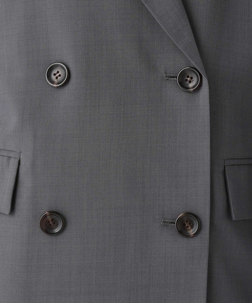 Elura(エルーラ)の「サキソニー風テーラードジャケット / 576880(テーラードジャケット・レディース・ブラウン/チャコールグレー/ブラック・FREE)」の18枚目の写真