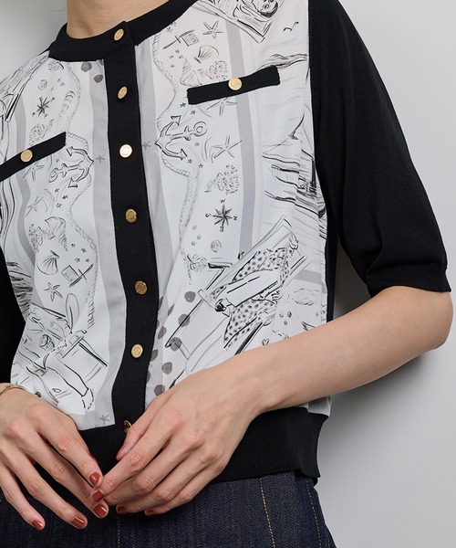 ROPE'（ロペ）の「【洗える】ヴィンテージスカーフプリント