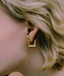 LAPUIS | LAPUIS(ラピュイ) Coil Frame earring(イヤリング)