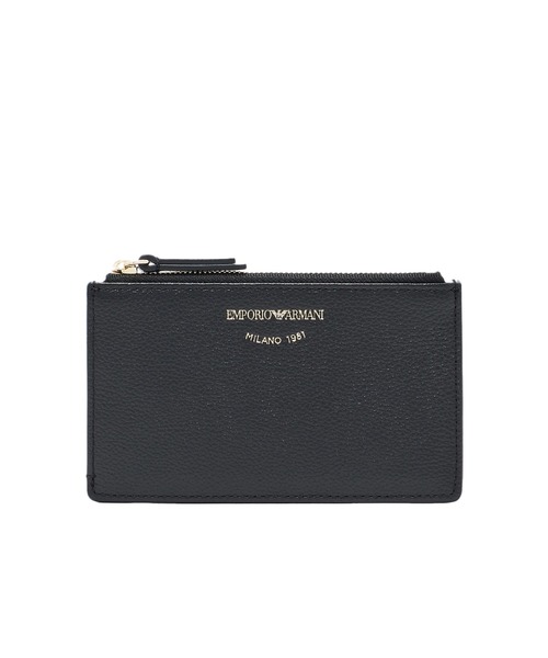EMPORIO ARMANI（エンポリオアルマーニ）の「<オンライン限定>【エンポリオ アルマーニ】ジップ付きカードホルダー タンブルレザー フラグメントケース（カードケース・レディース・ホワイト/ブラック/ダークベージュ/ライトブルー・FREE）」の3枚目の写真