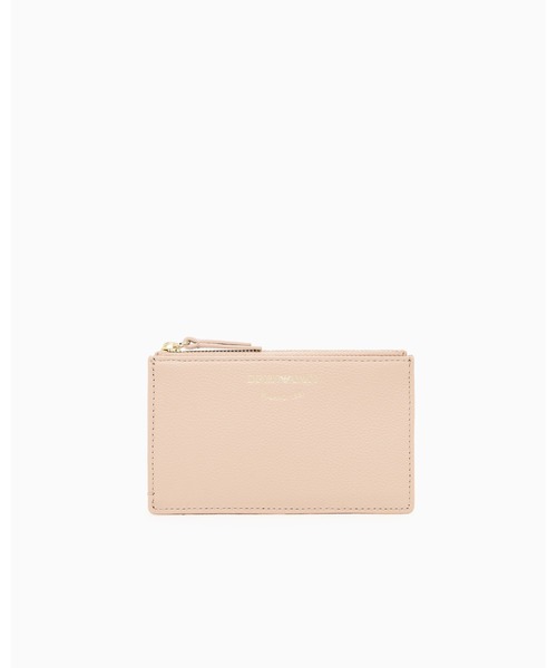 EMPORIO ARMANI（エンポリオアルマーニ）の「<オンライン限定>【エンポリオ アルマーニ】ジップ付きカードホルダー タンブルレザー フラグメントケース（カードケース・レディース・ホワイト/ブラック/ダークベージュ/ライトブルー・FREE）」の12枚目の写真