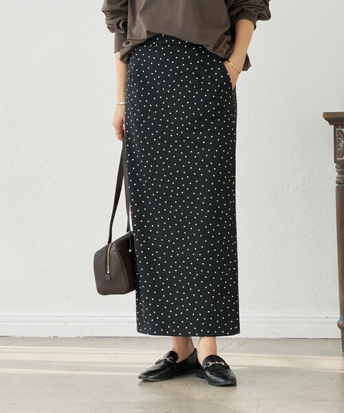 RIVE DROITE(リヴドロワ)の「【リバイバル/鮮度抜群◎】ドットIラインタイトスカート(スカート・レディース・ブラック系その他・36/38)」の13枚目の写真