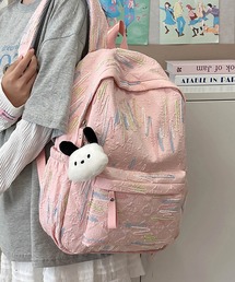 なみなみ刺繍 エンボス加工 バックパック リュック cula1237