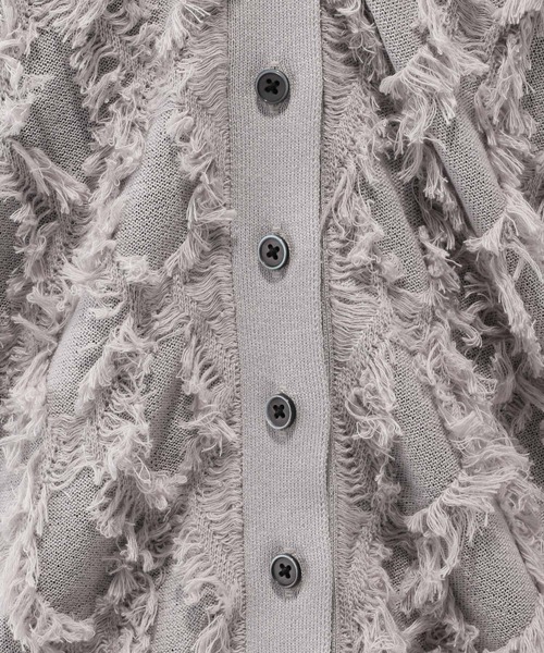 セール】シアーフリンジカーディガン長袖/577731（カーディガン/ボレロ