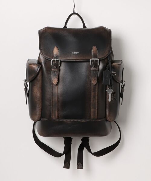 COACH(コーチ)の「ヒッチ バックパック・ラブド レザー(バックパック/リュック・メンズ・ブラック系その他・ONE)」の7枚目の写真