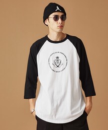 THEATER8 × mastermind JAPAN ラグラン　七分カットソー THEATER8 × mastermind JAPAN ラグラン 七分カットソー メンズ