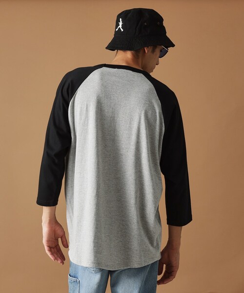 40ｃｔ＆525（フォーティーカラッツアンドゴーニーゴ）の「【Sサイズ～】アンドマーク7分袖ラグランTシャツ（Tシャツ/カットソー・メンズ・グレー系その他7/ホワイト系9・01/02/03）」の6枚目の写真