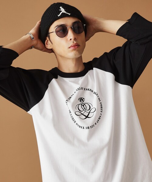 40ｃｔ＆525（フォーティーカラッツアンドゴーニーゴ）の「【Sサイズ～】アンドマーク7分袖ラグランTシャツ（Tシャツ/カットソー・メンズ・グレー系その他7/ホワイト系9・01/02/03）」の10枚目の写真