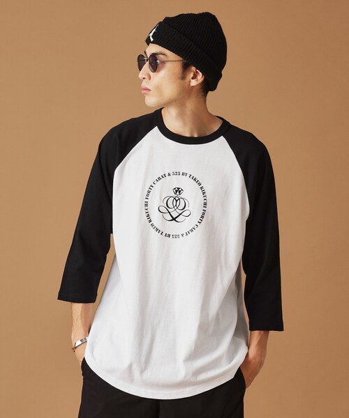 40ｃｔ＆525（フォーティーカラッツアンドゴーニーゴ）の「【Sサイズ～】アンドマーク7分袖ラグランTシャツ（Tシャツ/カットソー・メンズ・グレー系その他7/ホワイト系9・01/02/03）」の11枚目の写真