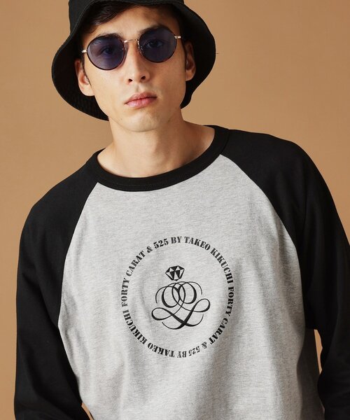 40ｃｔ＆525（フォーティーカラッツアンドゴーニーゴ）の「【Sサイズ～】アンドマーク7分袖ラグランTシャツ（Tシャツ/カットソー・メンズ・グレー系その他7/ホワイト系9・01/02/03）」の14枚目の写真