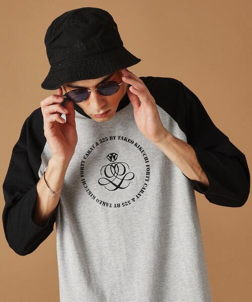 40ｃｔ＆525（フォーティーカラッツアンドゴーニーゴ）の「【Sサイズ～】アンドマーク7分袖ラグランTシャツ（Tシャツ/カットソー・メンズ・グレー系その他7/ホワイト系9・01/02/03）」の18枚目の写真