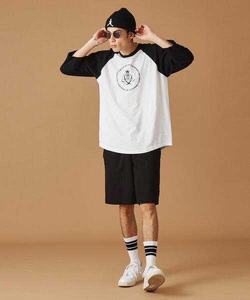 40ｃｔ＆525（フォーティーカラッツアンドゴーニーゴ）の「【Sサイズ～】アンドマーク7分袖ラグランTシャツ（Tシャツ/カットソー・メンズ・グレー系その他7/ホワイト系9・01/02/03）」の21枚目の写真