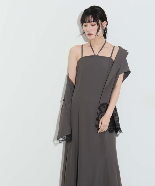 atlo（アトロ）の「ミモレ丈&ノースリーブ フォーマル 2ピースセット