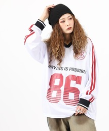 SUGGESTION（サジェッション）の「SUGGESTION デザインゲームTシャツ（Tシャツ/カットソー）」