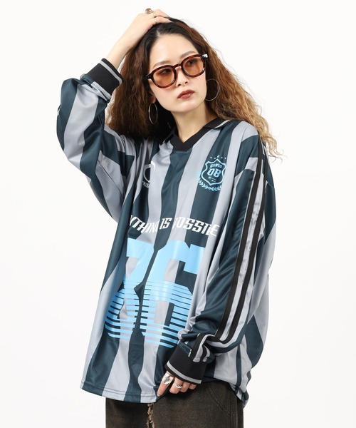 SUGGESTION(サジェッション)の「SUGGESTION デザインゲームTシャツ(Tシャツ/カットソー・メンズ・ネイビー/チャコールグレー/ブラック系/ホワイト/ブラック・L/M)」の18枚目の写真