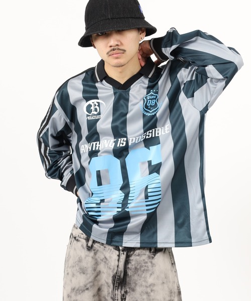 SUGGESTION(サジェッション)の「SUGGESTION デザインゲームTシャツ(Tシャツ/カットソー・メンズ・ネイビー/チャコールグレー/ブラック系/ホワイト/ブラック・L/M)」の14枚目の写真