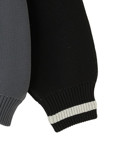 STADIUM KNIT JACKET（ニット/セーター）｜X-girl（エックスガール）の