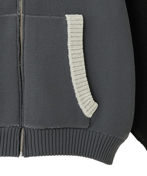 STADIUM KNIT JACKET（ニット/セーター）｜X-girl（エックス