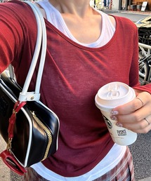Alley Tokyo（アリートーキョー）の「なんちゃってタンクレイヤードシアーロンT（Tシャツ/カットソー）」