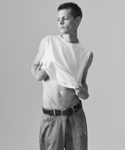 glamb（グラム）の「Killer Street Studs Belt / キラーストリートスタッズベルト（ベルト・メンズ・ブラウン/ブラック・FREE）」の4枚目の写真