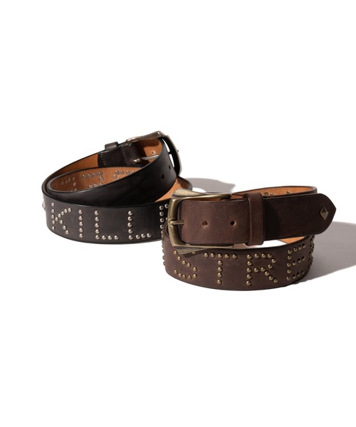 glamb（グラム）の「Killer Street Studs Belt / キラーストリートスタッズベルト（ベルト・メンズ・ブラウン/ブラック・FREE）」の17枚目の写真