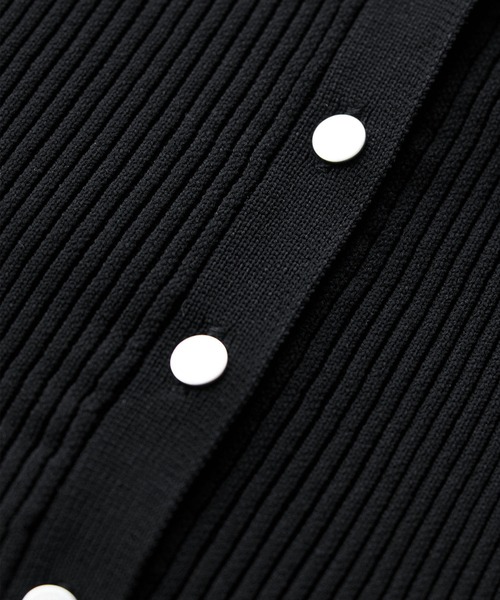 VIS（ビス）の「【洗える】襟付きペプラムカーディガン（カーディガン/ボレロ・レディース・ダークブラウン/ブラック/オフホワイト/ブルー・FREE）」の18枚目の写真