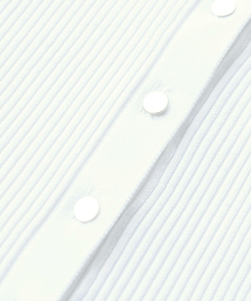 VIS（ビス）の「【洗える】襟付きペプラムカーディガン（カーディガン/ボレロ・レディース・ダークブラウン/ブラック/オフホワイト/ブルー・FREE）」の19枚目の写真