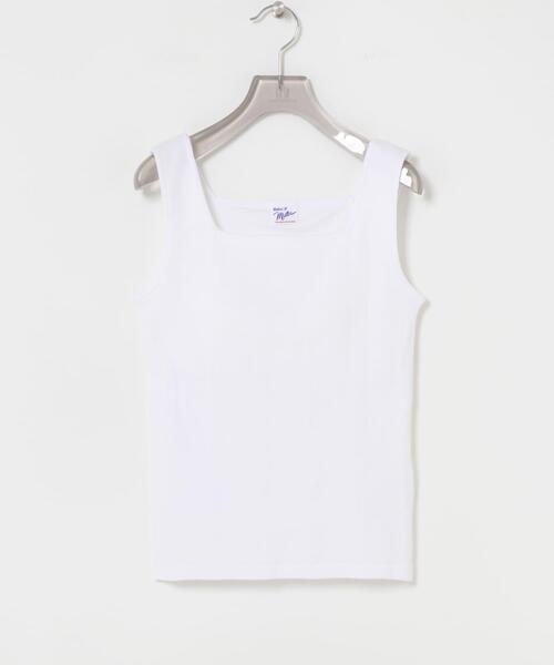 MILLER(ミラー)の「『別注』Miller×URBAN RESEARCH カップ付タンクトップ(タンクトップ・レディース・ブラック/ホワイト・FREE)」の16枚目の写真