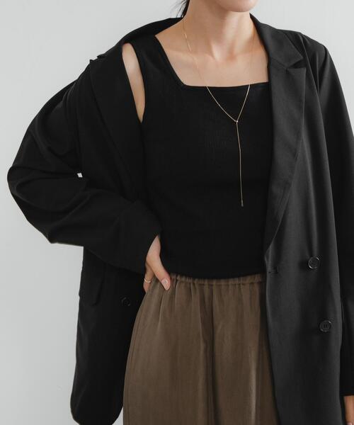 MILLER(ミラー)の「『別注』Miller×URBAN RESEARCH カップ付タンクトップ(タンクトップ・レディース・ブラック/ホワイト・FREE)」の9枚目の写真