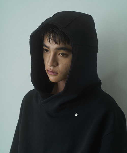 PHILTHEORY（フィルセオリー）の「Cross neck cargo Parka / クロスネックカーゴパーカー（パーカー・メンズ・グレー/ブラック・1/3/2）」の10枚目の写真