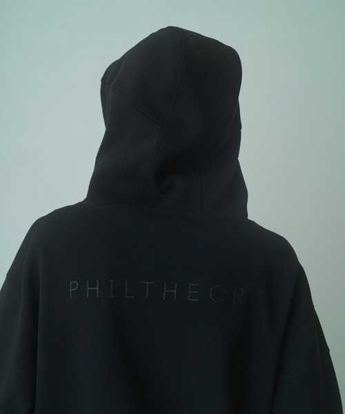 PHILTHEORY（フィルセオリー）の「Cross neck cargo Parka / クロスネックカーゴパーカー（パーカー・メンズ・グレー/ブラック・1/3/2）」の11枚目の写真