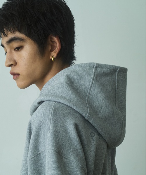 PHILTHEORY（フィルセオリー）の「Cross neck cargo Parka / クロスネックカーゴパーカー（パーカー・メンズ・グレー/ブラック・1/3/2）」の19枚目の写真