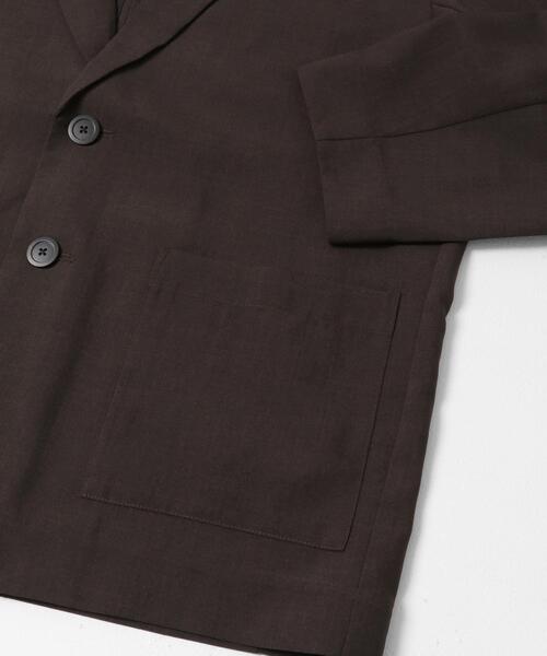 EKAL（エカル）の「『UR TECH』租毛ライクジャケット（その他アウター・レディース・チャコールグレー/ブラウン・ONE）」の12枚目の写真