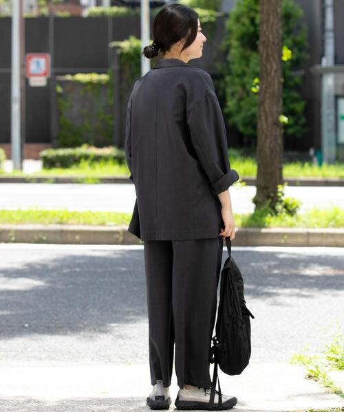 EKAL（エカル）の「『UR TECH』租毛ライクジャケット（その他アウター・レディース・チャコールグレー/ブラウン・ONE）」の19枚目の写真