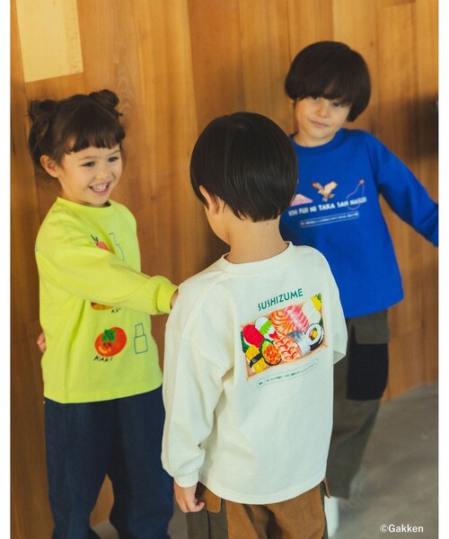 BEAMS mini（ビームスミニ）の「【COLLABORATION】学研の辞典 / ことわざ・慣用句 Tシャツ 2025FW（100～150cm）（Tシャツ/カットソー・キッズ・ブルー/イエロー系その他/ホワイト系その他5・120/110/100/150/140/130）」の6枚目の写真