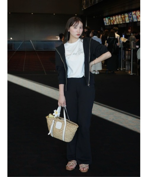 Her lip to（ハーリップトゥー）の「Flight Mode Semi-Flare Pants