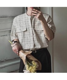 GGD SELECT（ジージーディー　セレクト）の「【ACLOE】 サマーツイード チェックシャツ　半袖　Tシャツ（シャツ/ブラウス）」