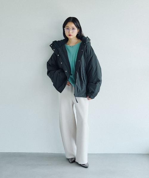 LEPSIM（レプシィム）の「【撥水加工付き】エアサーマル2WAYショート