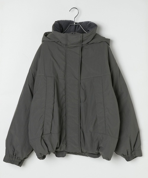 新品タグ付き LEPSIM エアサーマル2WAYショートコート グレージュ 撥水加工付き】エアサーマル2WAYショートコート 523888（その他