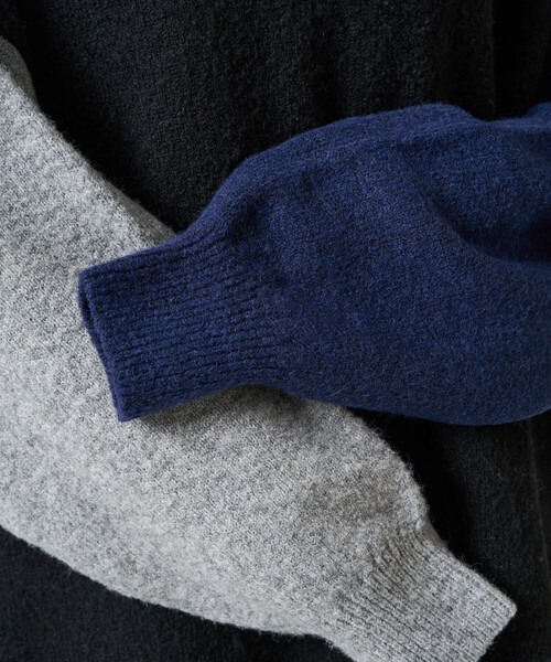 セール】限定展開 袖 クレイジー オーバー ニット プルオーバー