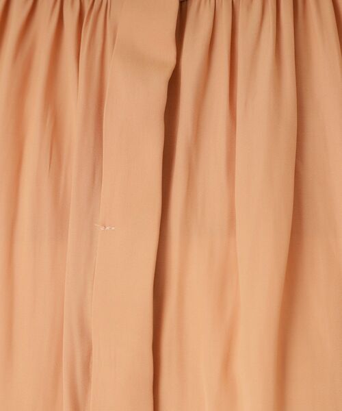 THE SHOP TK （ザ ショップ ティーケー ）の「ヴィンテージサテンギャザーシャツ（シャツ/ブラウス・レディース・オレンジ/スミクロ/アイボリー・13/12）」の18枚目の写真