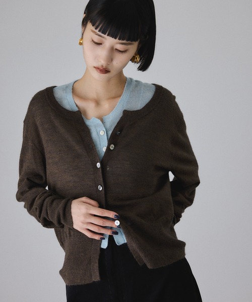 アダムエロペ　モヘアカーディガン ADAM ET ROPÉ FEMME(アダム エ ロペ ファム) / 【WEB限定