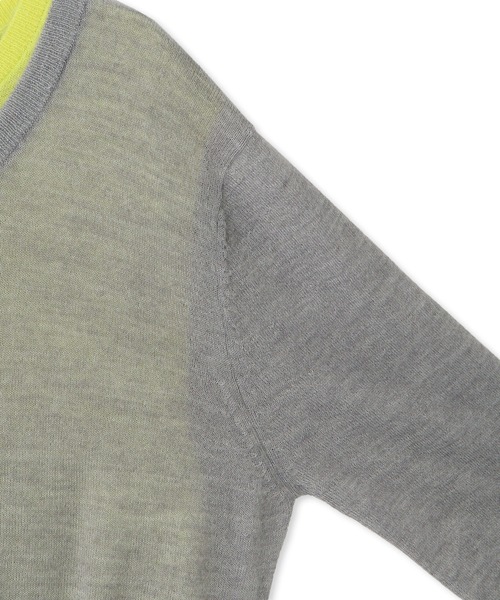 ADAM ET ROPE'（アダムエロペ）の「モヘアミックスセットニットカーディガン（カーディガン/ボレロ・レディース・ダークブラウン/ベージュ/グレー・FREE）」の21枚目の写真