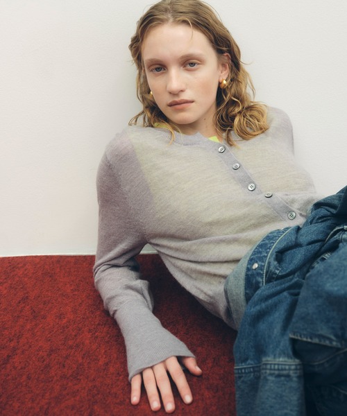 セール】モヘアミックスセットニットカーディガン（カーディガン